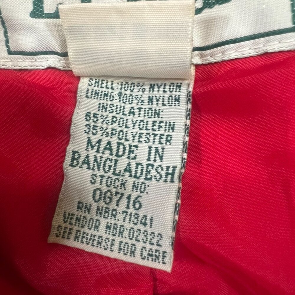 Vintage L. L. Bean Youth Snow Bibs, Zip Sides, Adjustable Straps, Insulated - Picture 4 of 14